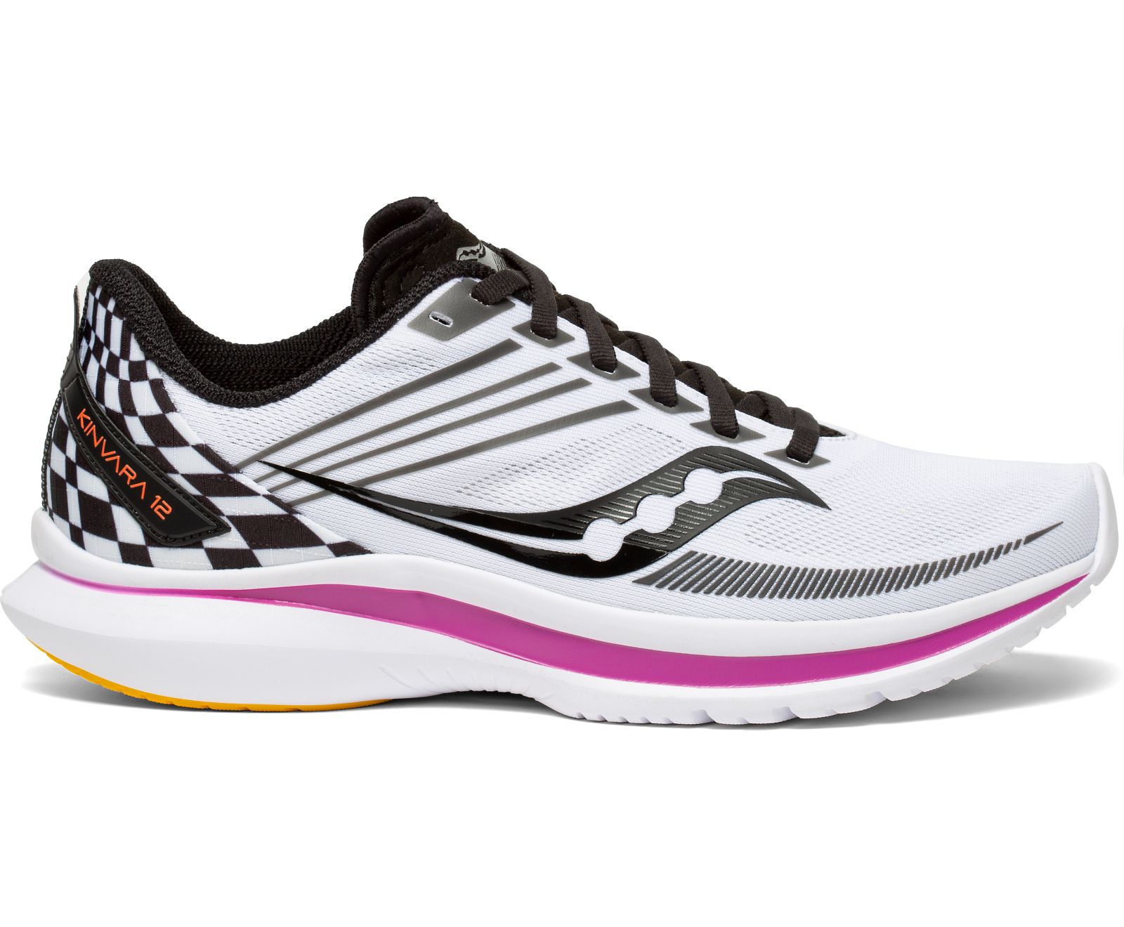 Tenis Para Correr Saucony Kinvara 12 Mujer Blancos Negros | México 174KORI